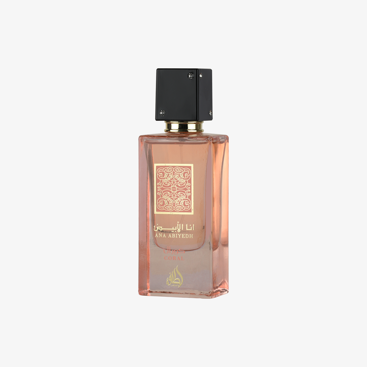 Lattafa Ana Abiyedh Coral Eau de Parfum bottle