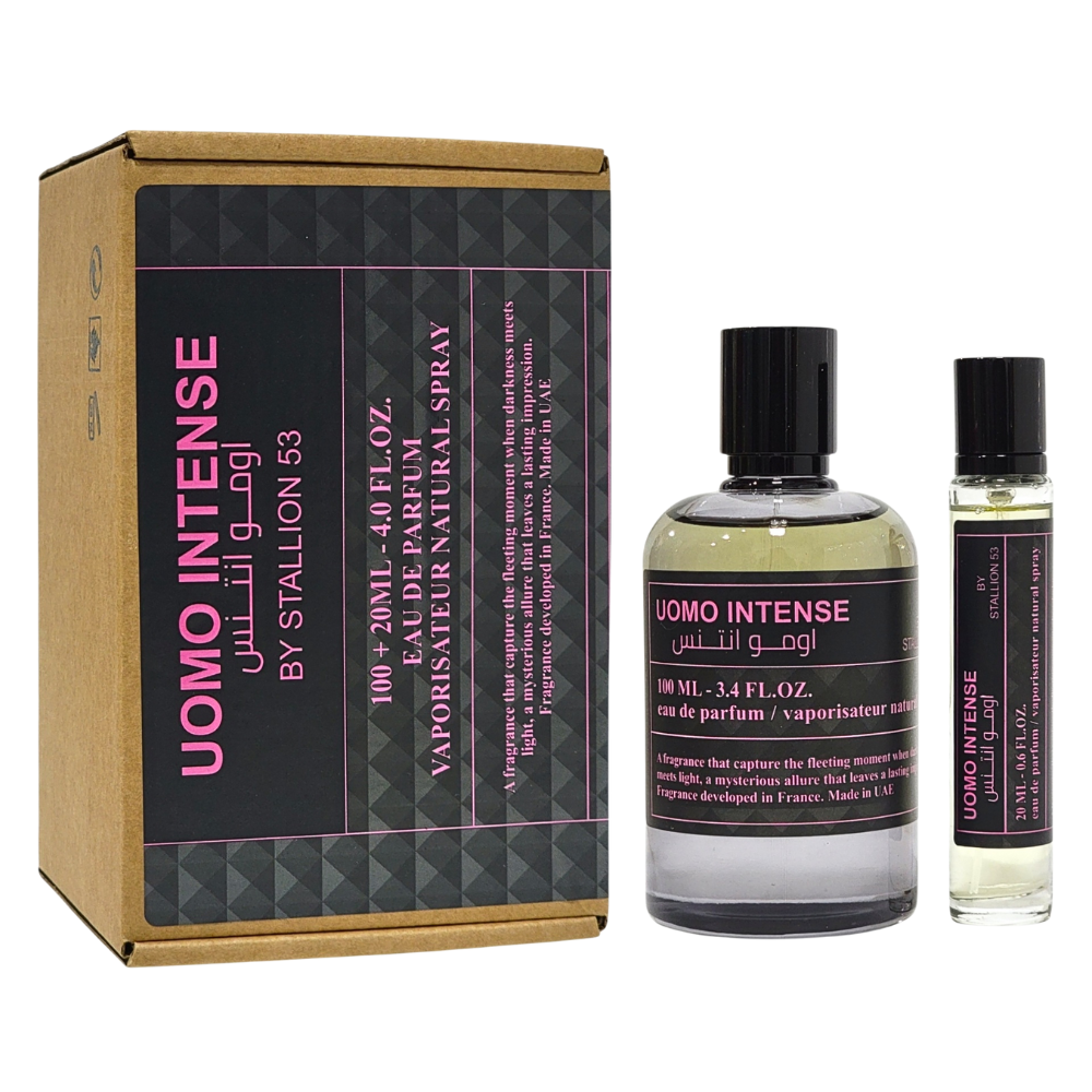 Emper Uomo Intense by Stallion 53 Eau de Parfum Gift Set for Men bottle