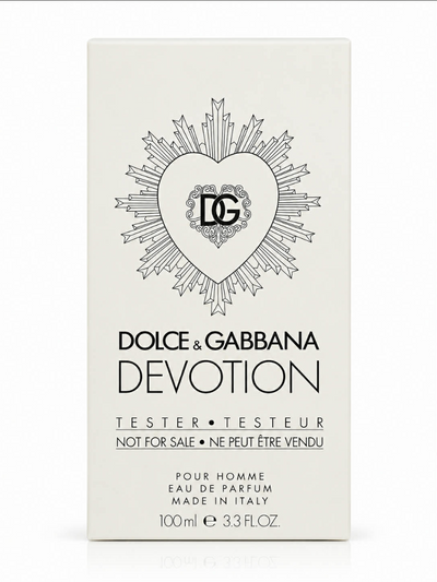 Dolce and Gabbana Devotion Pour Homme tester box