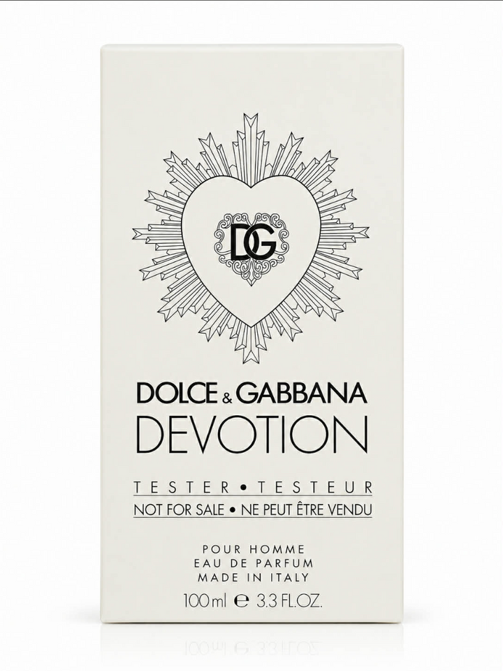 Dolce and Gabbana Devotion Pour Homme tester box