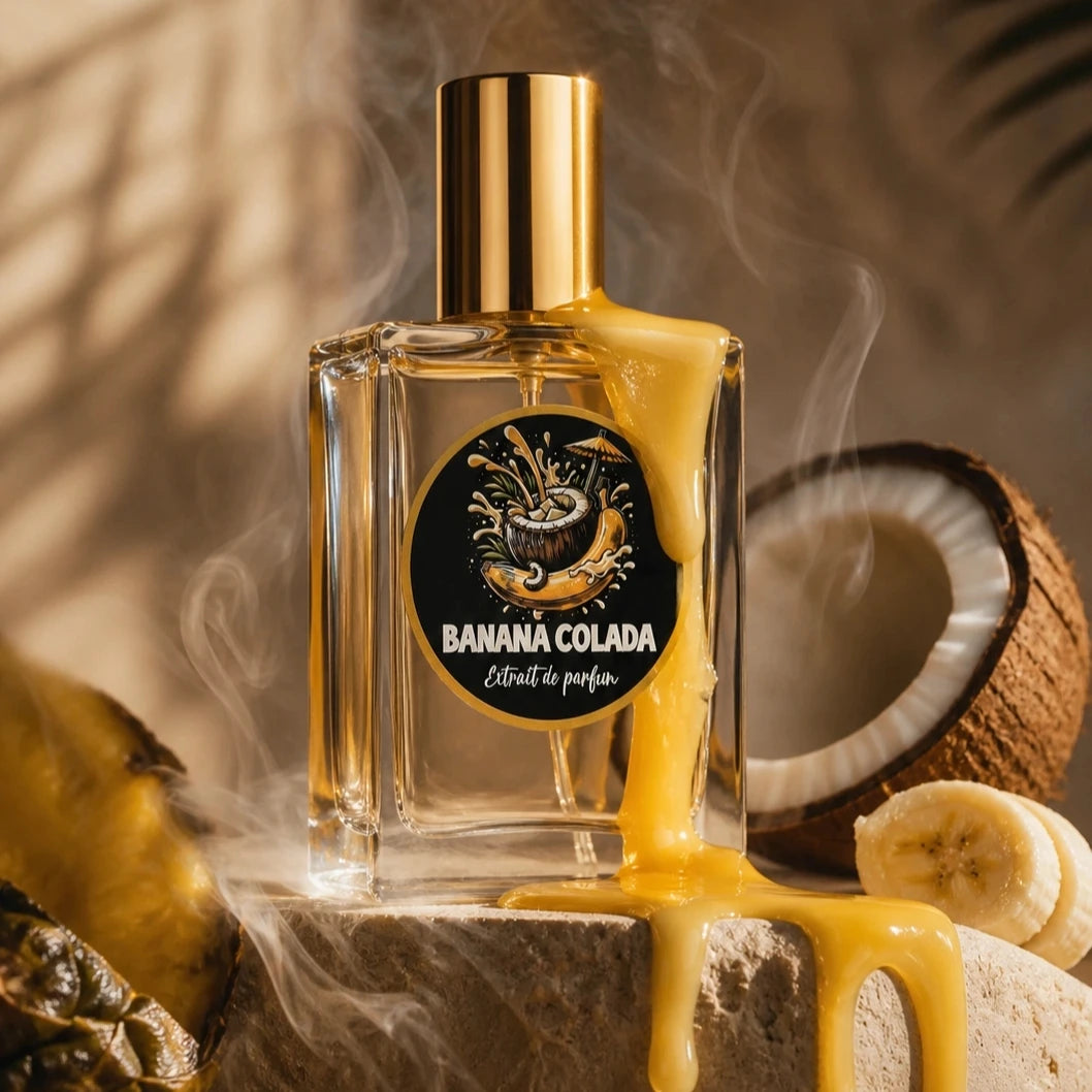 Ô Médina Bañana Colada Parfum 30 mL bottle
