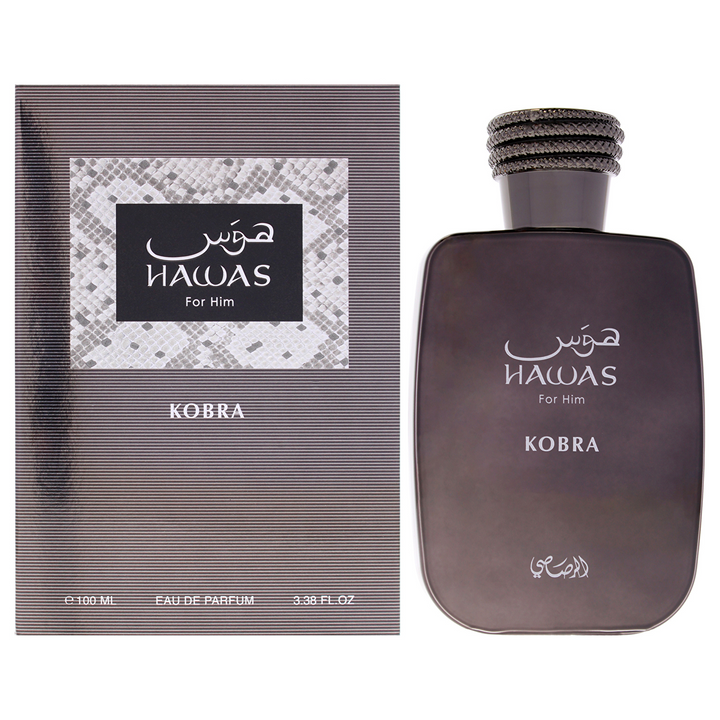 Rasasi Hawas Kobra for Him Eau de Parfum bottle