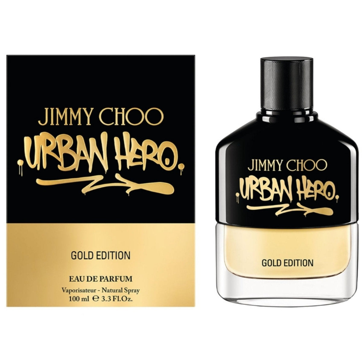 Jimmy Choo Urban Hero Gold Edition Eau de Parfum for Men bottle
