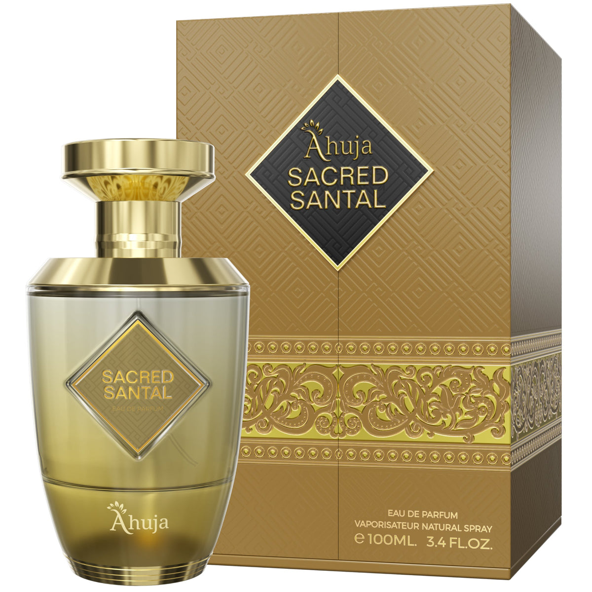 Ahuja Sacred Santal Eau de Parfum bottle