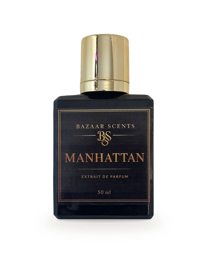 Bazaar Scents Manhattan Extrait de Parfum bottle.