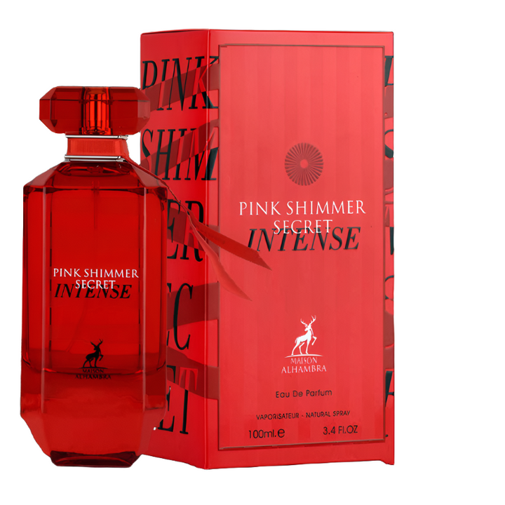 Maison Alhambra Pink Shimmer Secret Intense Eau de Parfum for Women bottle